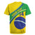 Custom Brazil Football Rugby Jersey Vamos Canarinho