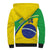 Custom Brazil Football Sherpa Hoodie Vamos Canarinho