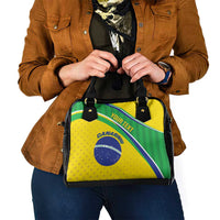 Custom Brazil Football Shoulder Handbag Vamos Canarinho