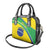 Custom Brazil Football Shoulder Handbag Vamos Canarinho