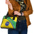 Custom Brazil Football Shoulder Handbag Vamos Canarinho