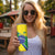 Custom Brazil Football Skinny Tumbler Vamos Canarinho