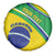 Custom Brazil Football Spare Tire Cover Vamos Canarinho