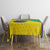 Custom Brazil Football Tablecloth Vamos Canarinho