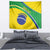 Custom Brazil Football Tapestry Vamos Canarinho