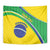 Custom Brazil Football Tapestry Vamos Canarinho