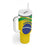 Custom Brazil Football Tumbler With Handle Vamos Canarinho