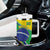 Custom Brazil Football Tumbler With Handle Vamos Canarinho
