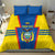 Custom Ecuador Football Bedding Set Vamos La Tricolor