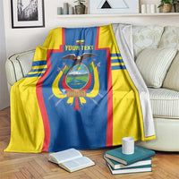 Custom Ecuador Football Blanket Vamos La Tricolor