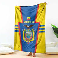 Custom Ecuador Football Blanket Vamos La Tricolor