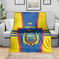 Custom Ecuador Football Blanket Vamos La Tricolor