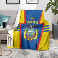 Custom Ecuador Football Blanket Vamos La Tricolor