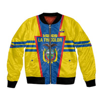 Custom Ecuador Football Bomber Jacket Vamos La Tricolor