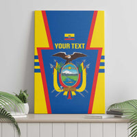 Custom Ecuador Football Canvas Wall Art Vamos La Tricolor