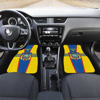Custom Ecuador Football Car Mats Vamos La Tricolor