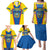 Custom Ecuador Football Family Matching Puletasi and Hawaiian Shirt Vamos La Tricolor