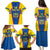 Custom Ecuador Football Family Matching Puletasi and Hawaiian Shirt Vamos La Tricolor