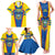 Custom Ecuador Football Family Matching Tank Maxi Dress and Hawaiian Shirt Vamos La Tricolor