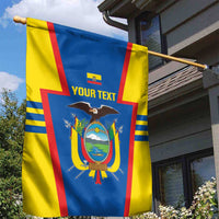 Custom Ecuador Football Garden Flag Vamos La Tricolor