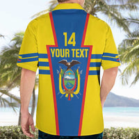 Custom Ecuador Football Hawaiian Shirt Vamos La Tricolor