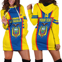 Custom Ecuador Football Hoodie Dress Vamos La Tricolor