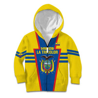 Custom Ecuador Football Kid Hoodie Vamos La Tricolor