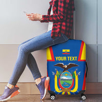 Custom Ecuador Football Luggage Cover Vamos La Tricolor