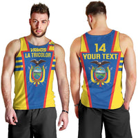 Custom Ecuador Football Men Tank Top Vamos La Tricolor