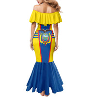 Custom Ecuador Football Mermaid Dress Vamos La Tricolor