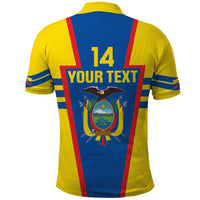 Custom Ecuador Football Polo Shirt Vamos La Tricolor