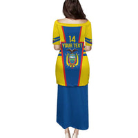 Custom Ecuador Football Puletasi Vamos La Tricolor