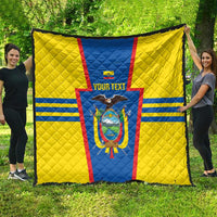 Custom Ecuador Football Quilt Vamos La Tricolor