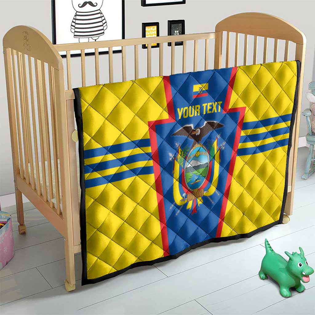 Custom Ecuador Football Quilt Vamos La Tricolor