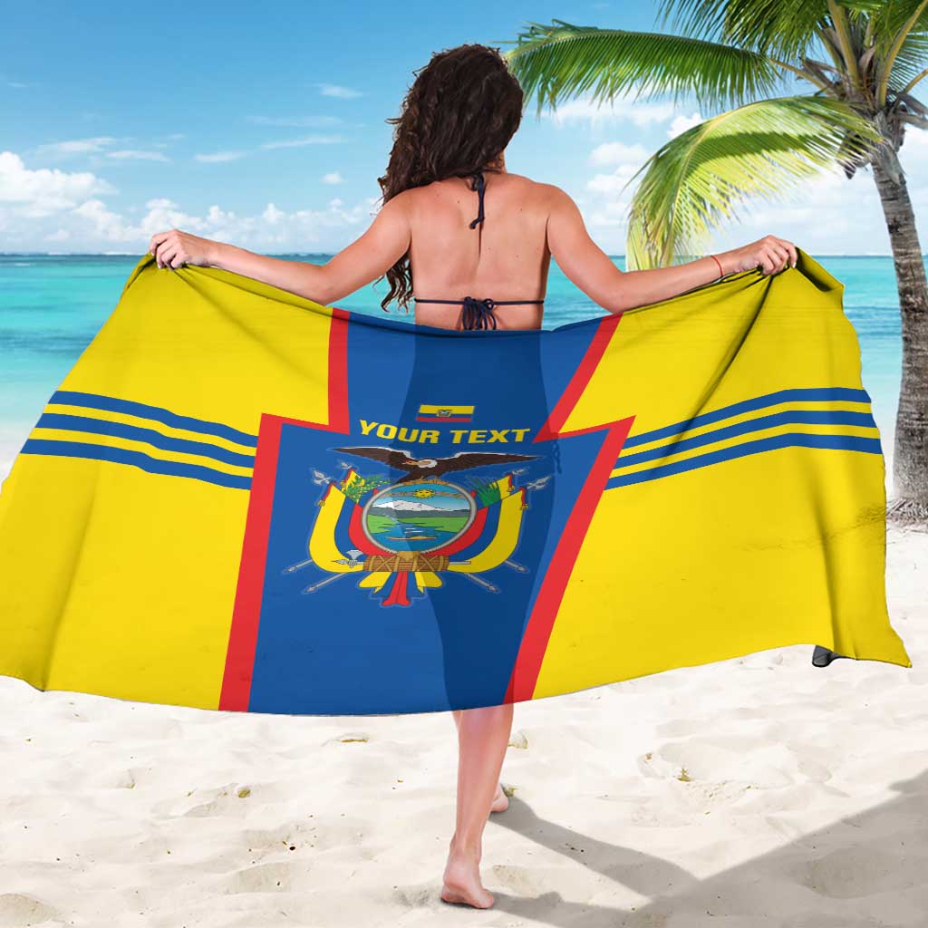 Custom Ecuador Football Sarong Vamos La Tricolor