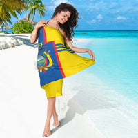 Custom Ecuador Football Sarong Vamos La Tricolor