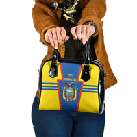 Custom Ecuador Football Shoulder Handbag Vamos La Tricolor
