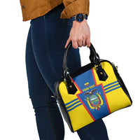 Custom Ecuador Football Shoulder Handbag Vamos La Tricolor