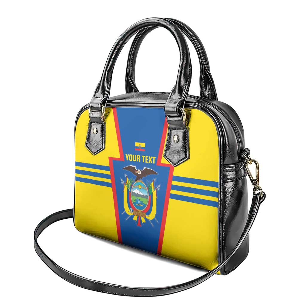 Custom Ecuador Football Shoulder Handbag Vamos La Tricolor