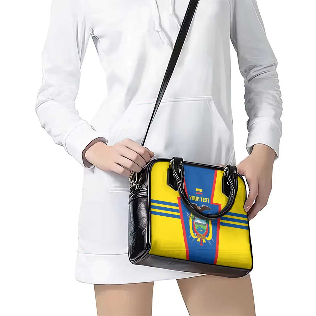 Custom Ecuador Football Shoulder Handbag Vamos La Tricolor