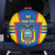 Custom Ecuador Football Spare Tire Cover Vamos La Tricolor