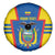 Custom Ecuador Football Spare Tire Cover Vamos La Tricolor