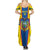 Custom Ecuador Football Summer Maxi Dress Vamos La Tricolor