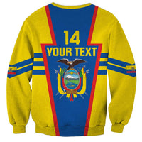 Custom Ecuador Football Sweatshirt Vamos La Tricolor