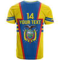Custom Ecuador Football T Shirt Vamos La Tricolor