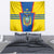 Custom Ecuador Football Tapestry Vamos La Tricolor