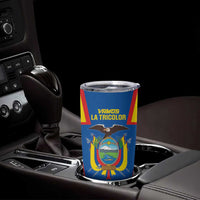 Custom Ecuador Football Tumbler Cup Vamos La Tricolor