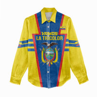 Custom Ecuador Football Women Casual Shirt Vamos La Tricolor