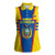 Custom Ecuador Football Women Sleeveless Polo Shirt Vamos La Tricolor