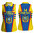 Custom Ecuador Football Women Sleeveless Polo Shirt Vamos La Tricolor